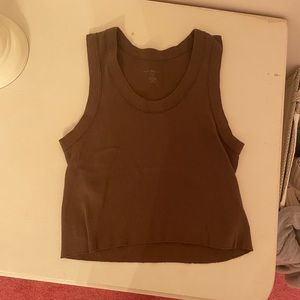 Brandy Melville chocolate brown tank